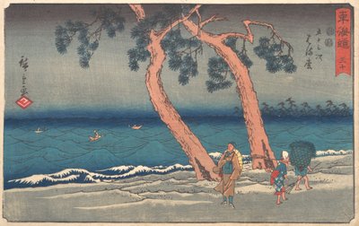Hamamatsu Station, ca. 1842., ca. 1842. alkotó: Ando Hiroshige
