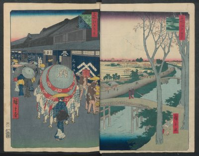 Hatsune Lovarda, 1856-58., 1856-58 alkotó: Ando Hiroshige