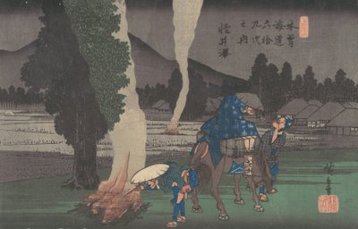 Karuizawa, mi? 1835 alkotó: Ando Hiroshige