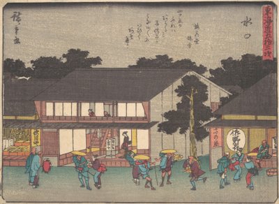 Mizuguchi, mi? 1838. , szúnyog. 1838. alkotó: Ando Hiroshige