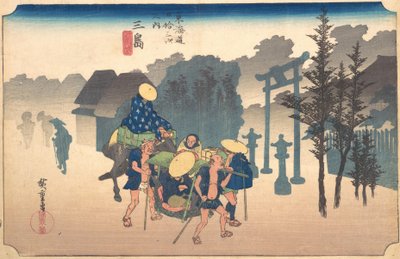 Reggeli köd, 19. század. alkotó: Ando Hiroshige