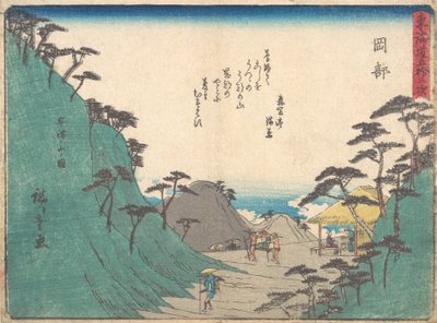 Okabe, kb. 1838., kb. 1838. alkotó: Ando Hiroshige