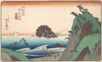 Seven-ri Beach, Soshu tartomány. alkotó: Ando Hiroshige
