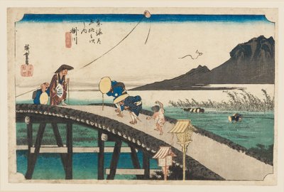 Oh DBock p Hayashi – Kakegawa Akihayama Embo, 1797-1858 alkotó: Ando Hiroshige