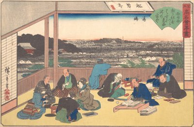 Yushima Matsu Kane vagy? 1840. , szúnyog. 1840. alkotó: Ando Hiroshige