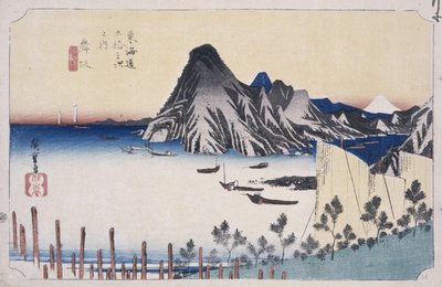 Imagiri kilátása alkotó: Ando or Utagawa Hiroshige