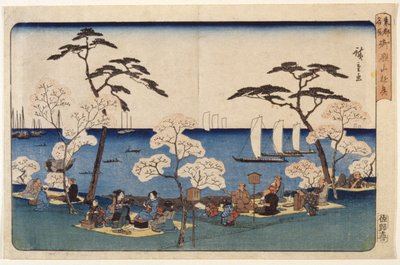 Cseresznyevirágok Uyenóban alkotó: Ando or Utagawa Hiroshige