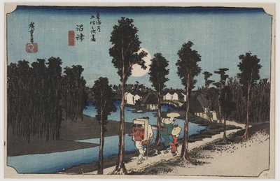 Szürkület alkotó: Ando or Utagawa Hiroshige
