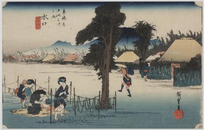 Híres szárított tökforgács alkotó: Ando or Utagawa Hiroshige