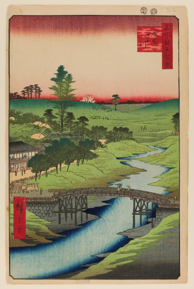 Furukawa folyó, Hiroo alkotó: Ando or Utagawa Hiroshige