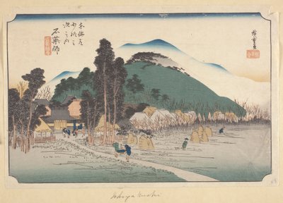 Shiyakushi (színes fatömb) alkotó: Ando or Utagawa Hiroshige