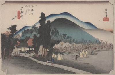 Ishiyakushi templom alkotó: Ando or Utagawa Hiroshige