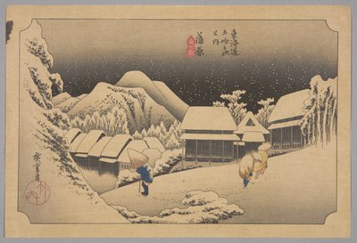 Kanbara: Night S w (Kanbara, Yuki by) (Ez egy adatbázis t) alkotó: Ando or Utagawa Hiroshige