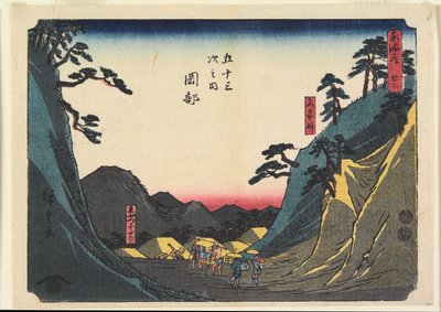 nak,-nek. 22 Okabe alkotó: Ando or Utagawa Hiroshige