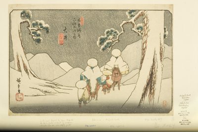 47. sz., ?i (színes fatömbnyomat) alkotó: Ando or Utagawa Hiroshige