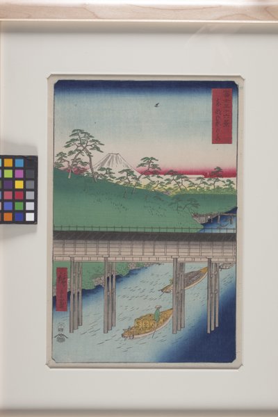 Ochanomizu a keleti fővárosban (T?to: Ochanomizu) (színes fatömbnyomat) alkotó: Ando or Utagawa Hiroshige