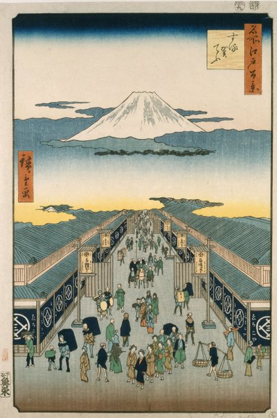 Suruga utca alkotó: Ando or Utagawa Hiroshige
