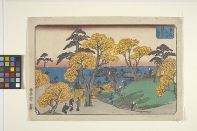 Views Of Yedo (színes fatömbnyomat) alkotó: Ando or Utagawa Hiroshige