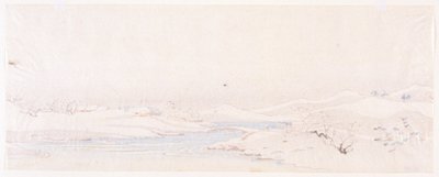 Téli táj. Tartományok sorozat. alkotó: Ando or Utagawa Hiroshige