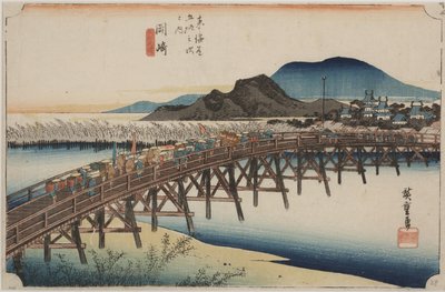 Yahagi B alkotó: Ando or Utagawa Hiroshige
