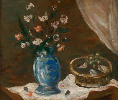 Csendélet virágokkal - Vase bleu alkotó: Andre Derain