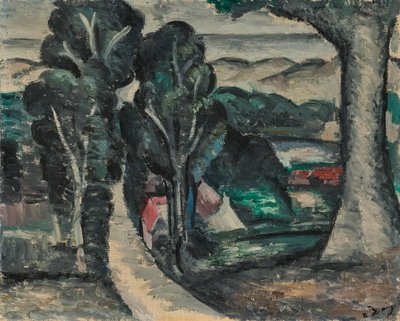 Camiers-i táj (Pas-de-Calais) alkotó: Andre Derain
