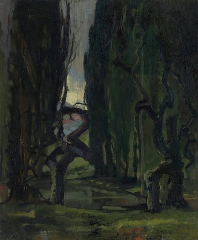 Vízjáték Carrières-sur-Seine-ben alkotó: Andre Derain