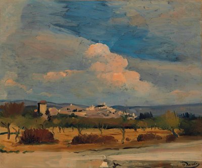 Kilátás Eygalières-re alkotó: Andre Derain