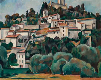 Cagnes látképe alkotó: Andre Derain