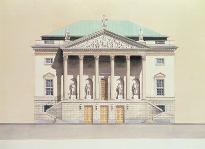 Deutsche Staatsoper, Berlin, Németország 18. századi homlokzat alkotó: Andras Kaldor