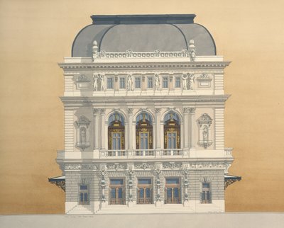 Opera Comique, Salle favart, Párizs, Franciaország alkotó: Andras Kaldor