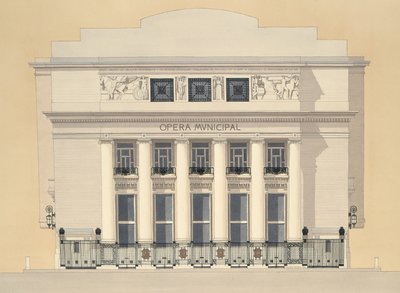 Opera Municipal, Marseille, Franciaország alkotó: Andras Kaldor