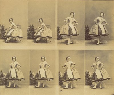 A Mlle Schliger, 1861. május-augusztus. alkotó: Andre Adolphe Eugene Disderi