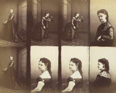 Amélie és Elise Gitteri, 1866. alkotó: Andre Adolphe Eugene Disderi