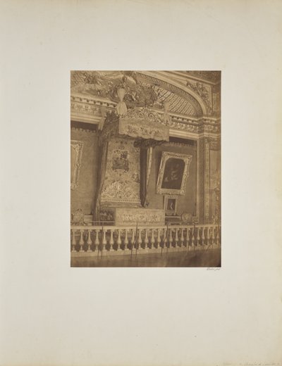 XIV. Lajos hálószobája alkotó: Andre Adolphe Eugene Disderi