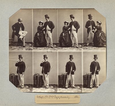 Tyszkiewicz gróf és grófné alkotó: Andre Adolphe Eugene Disderi