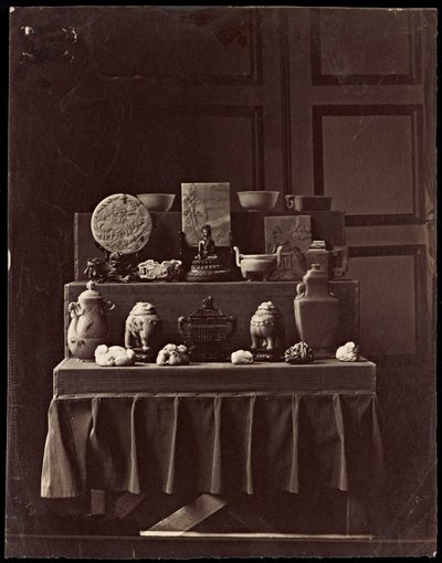 Francia zsákmány a nyári palotákból, Peking alkotó: Andre Adolphe Eugene Disderi