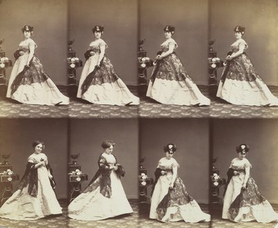 Louise Abigdon, 1866. alkotó: Andre Adolphe Eugene Disderi