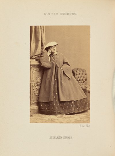 Madeleine Brohan alkotó: Andre Adolphe Eugene Disderi