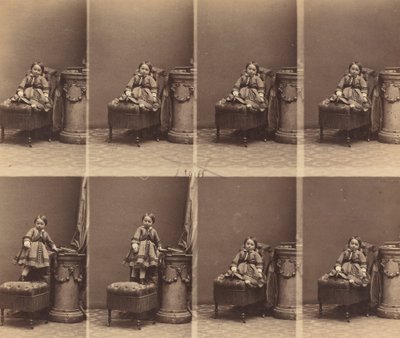 Trachier kisasszony alkotó: Andre Adolphe Eugene Disderi
