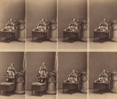 Mademoiselle Trachier, c. 1860. alkotó: Andre Adolphe Eugene Disderi