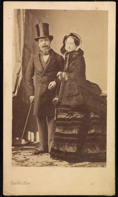 III. Napóleon és Eugénia alkotó: Andre Adolphe Eugene Disderi