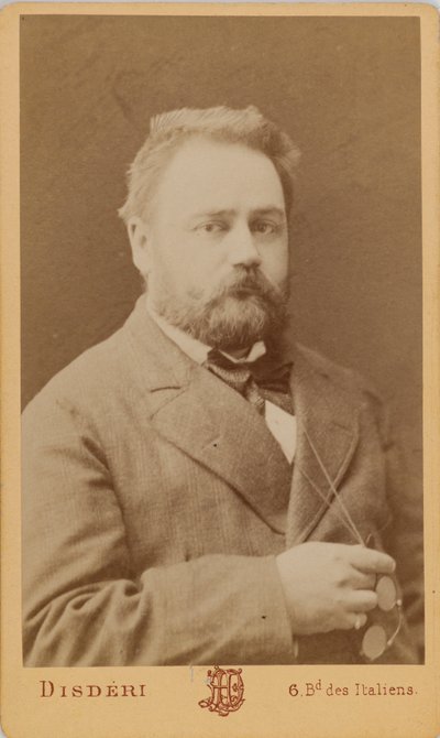 Emile Zola portréja 1840-1902. alkotó: Andre Adolphe Eugene Disderi