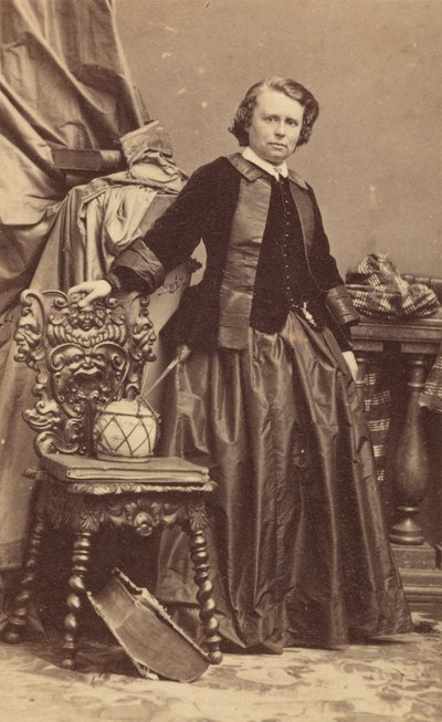 Rosa Bonheur portréja 1822-1899, 1860-as évek eleje. alkotó: Andre Adolphe Eugene Disderi