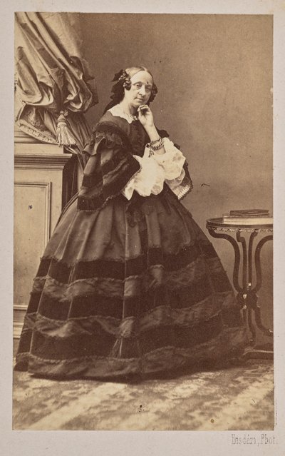 Marie Taglioni balerina portréja 1804-1884, 1862. alkotó: Andre Adolphe Eugene Disderi