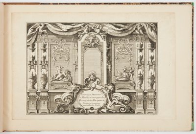 Új bútorok és bronz- és intarziatervek alkotó: Andre Charles Boulle