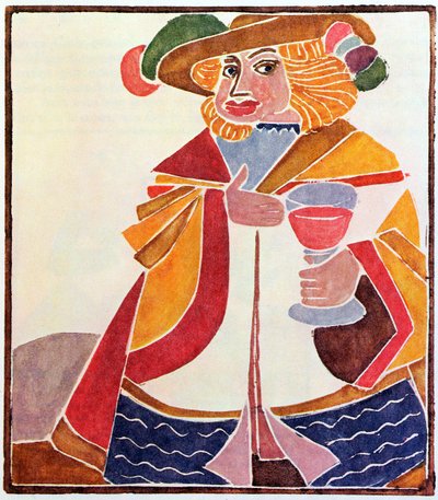 Gargantua, illusztráció Francois Rabelais (1494-1553) "Gargantua" című művének limitált kiadásához. alkotó: Andre Derain