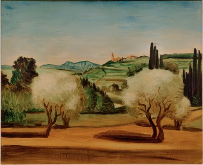 Tájkép olajfákkal alkotó: Andre Derain