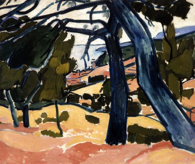 Pinede Cassis-ban alkotó: Andre Derain