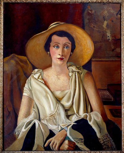 Madame Paul Guillaume portréja a nagy kalapban alkotó: Andre Derain